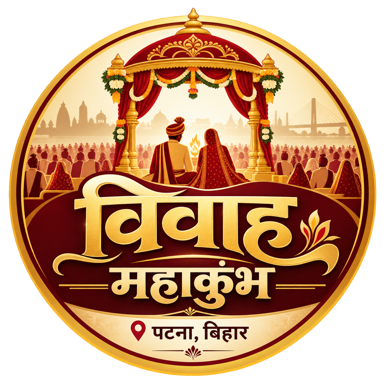 विवाह महाकुंभ — पटना, बिहार का लोगो